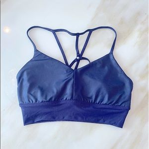 Alo Yoga, Sports Bra, Blue, Size: Small